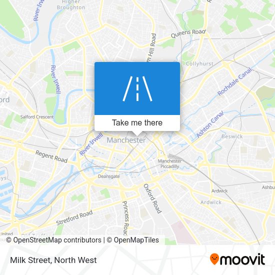 Milk Street map