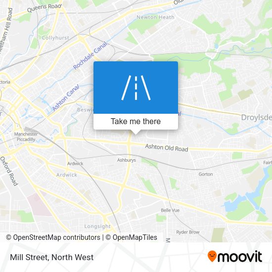 Mill Street map
