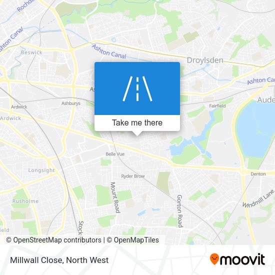 Millwall Close map