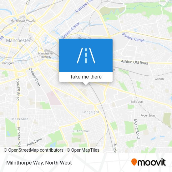 Milnthorpe Way map