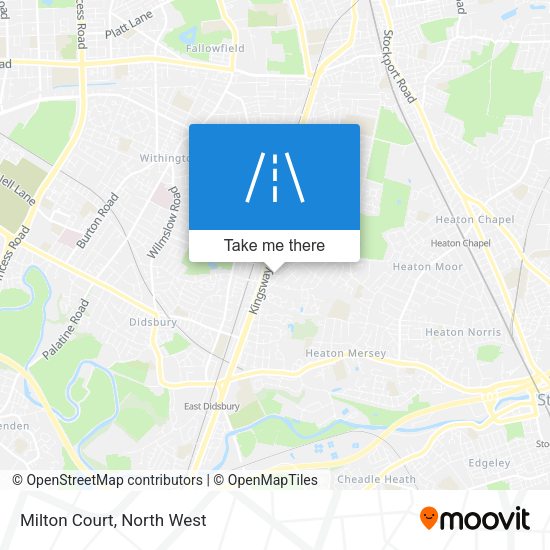Milton Court map