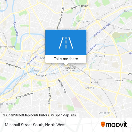 Minshull Street South map