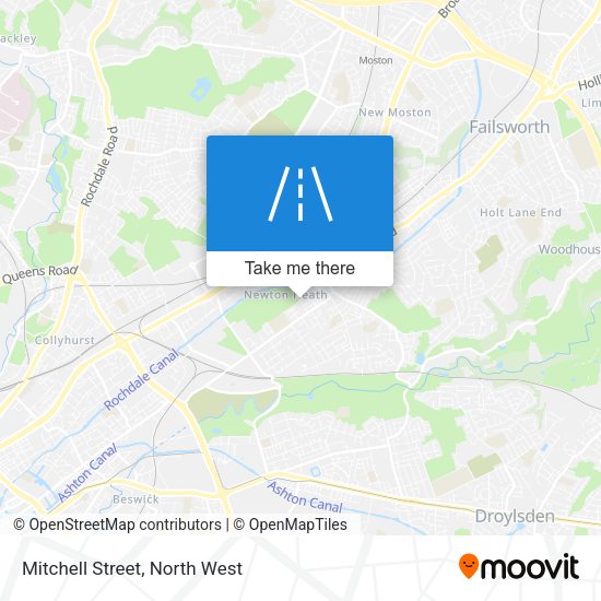 Mitchell Street map