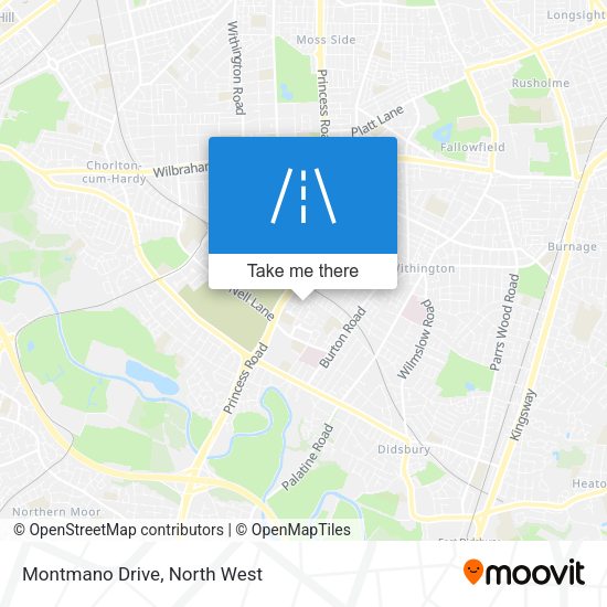 Montmano Drive map