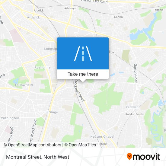 Montreal Street map