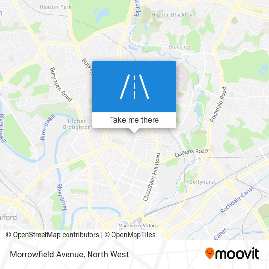Morrowfield Avenue map