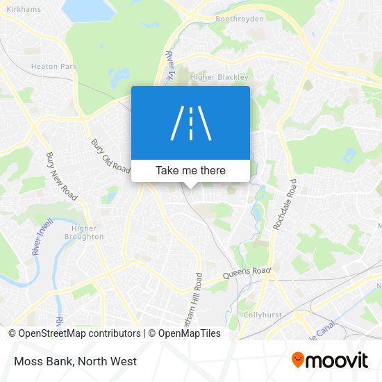 Moss Bank map