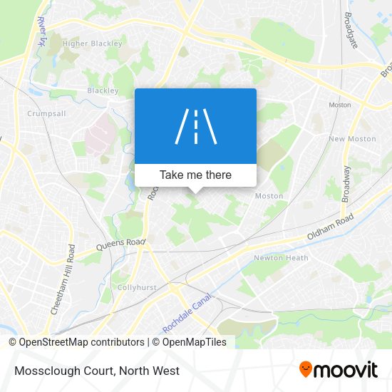 Mossclough Court map