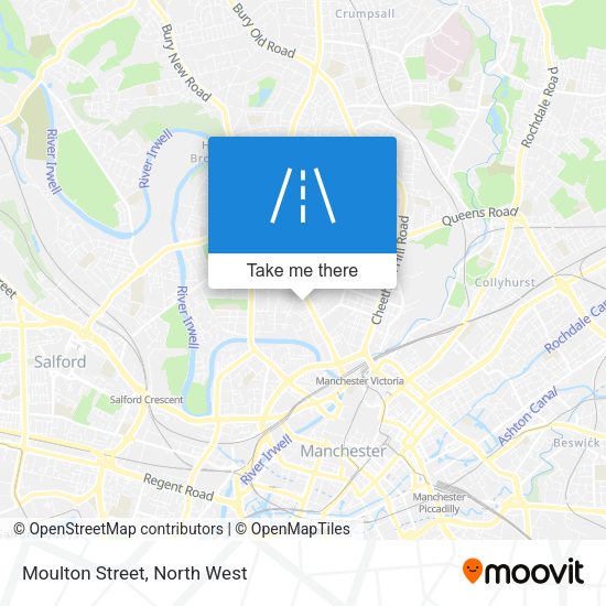 Moulton Street map