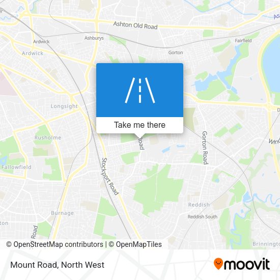 Mount Road map