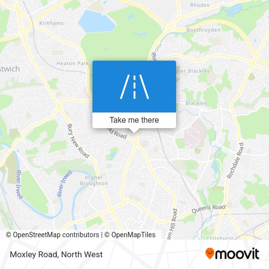 Moxley Road map