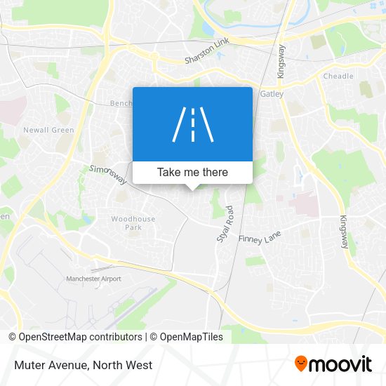 Muter Avenue map