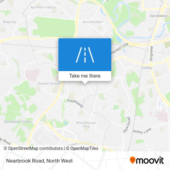 Nearbrook Road map