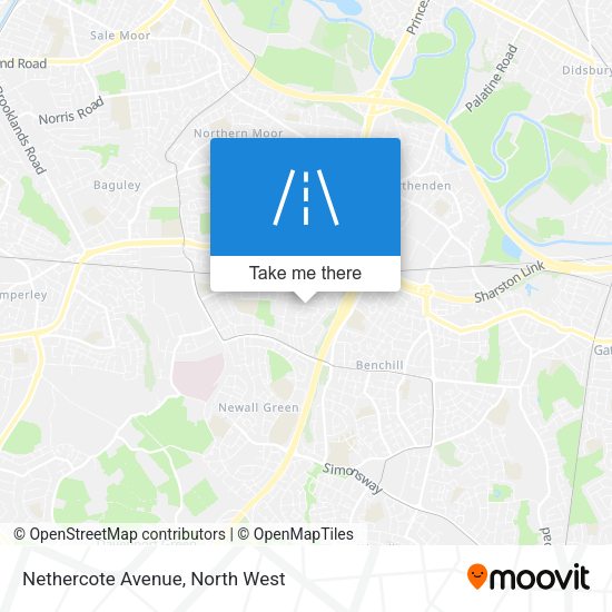 Nethercote Avenue map