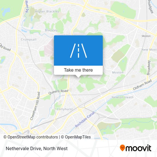 Nethervale Drive map
