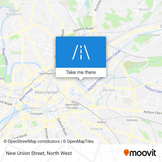 New Union Street map