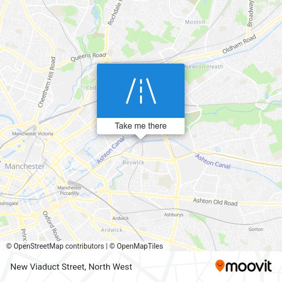New Viaduct Street map