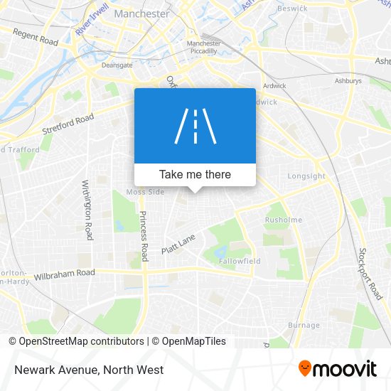 Newark Avenue map