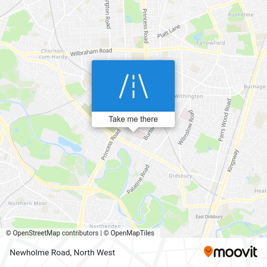Newholme Road map