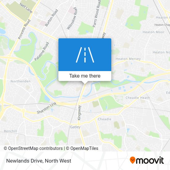 Newlands Drive map