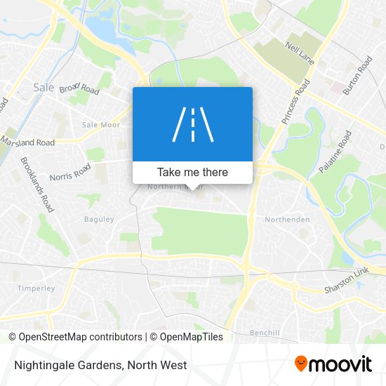 Nightingale Gardens map