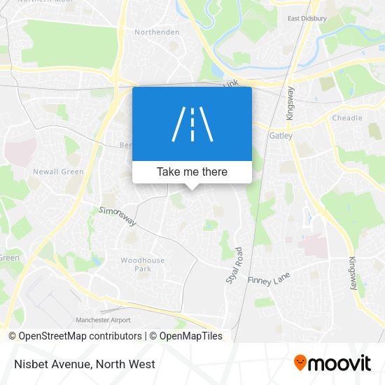 Nisbet Avenue map