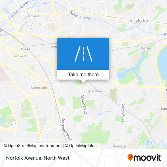 Norfolk Avenue map