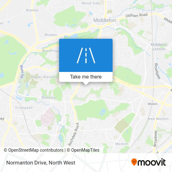 Normanton Drive map