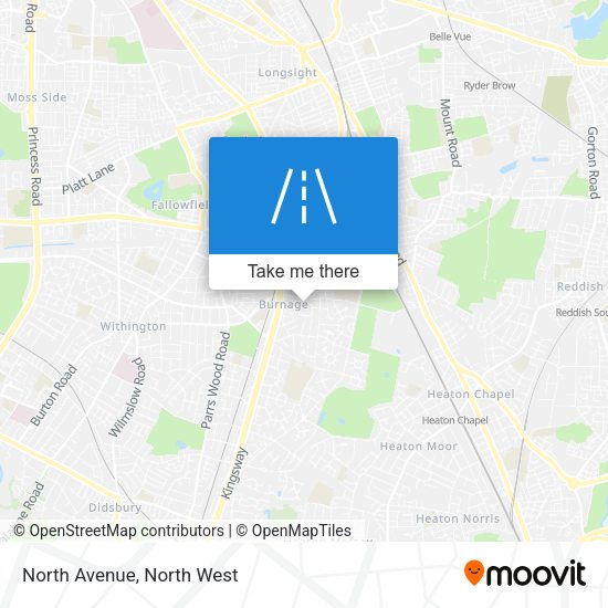 North Avenue map
