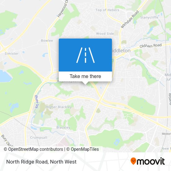 North Ridge Road map