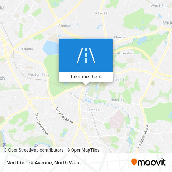 Northbrook Avenue map