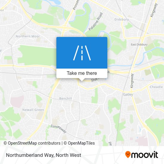 Northumberland Way map