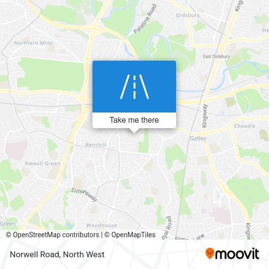 Norwell Road map