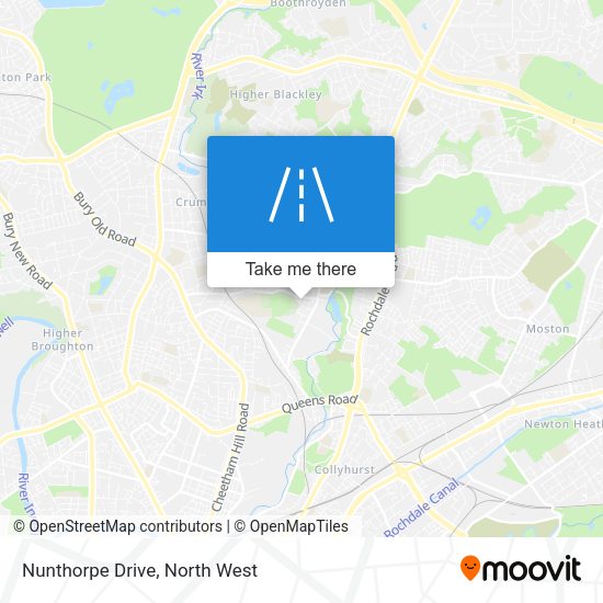 Nunthorpe Drive map