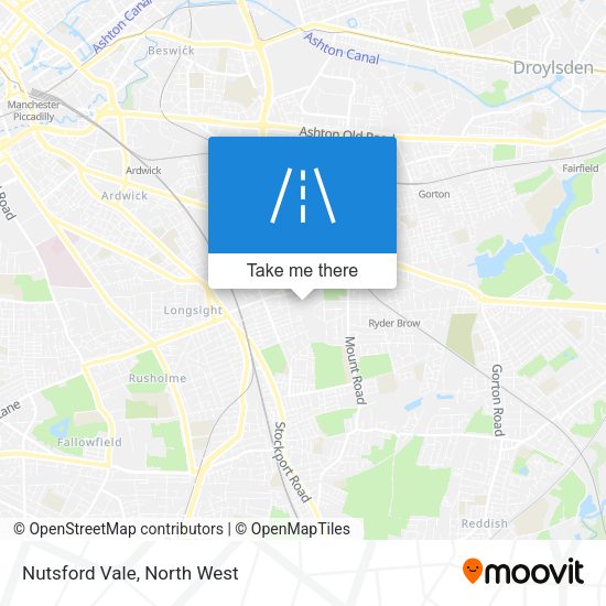 Nutsford Vale map