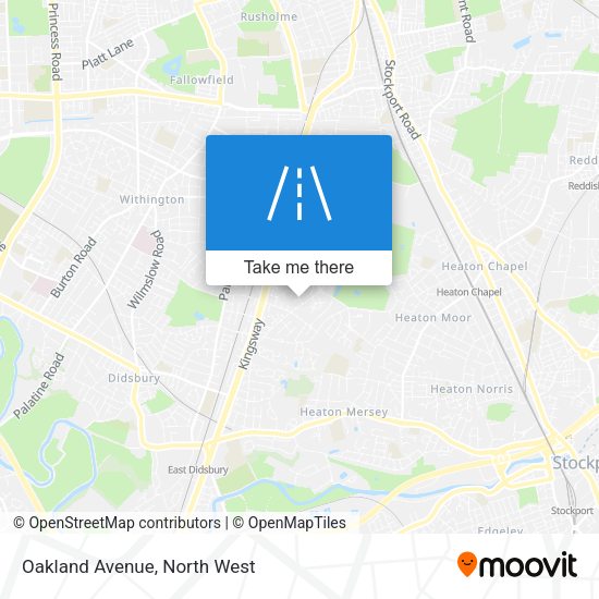 Oakland Avenue map