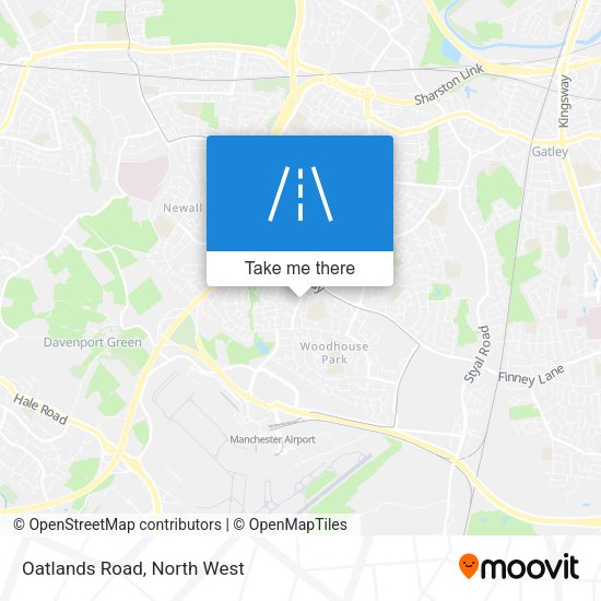 Oatlands Road map