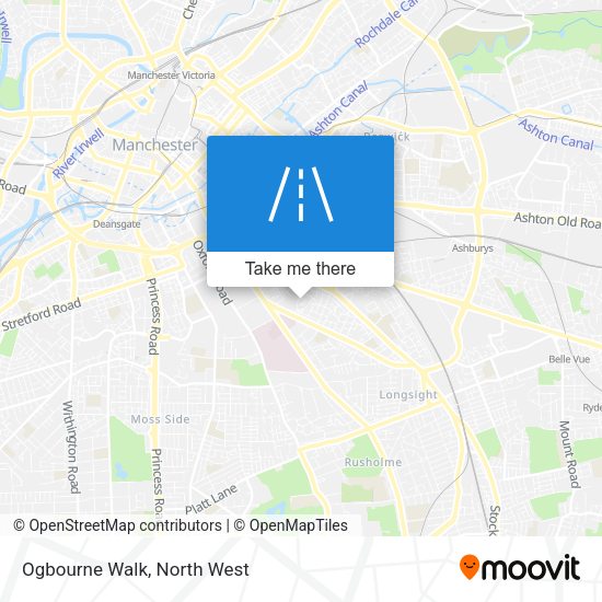 Ogbourne Walk map