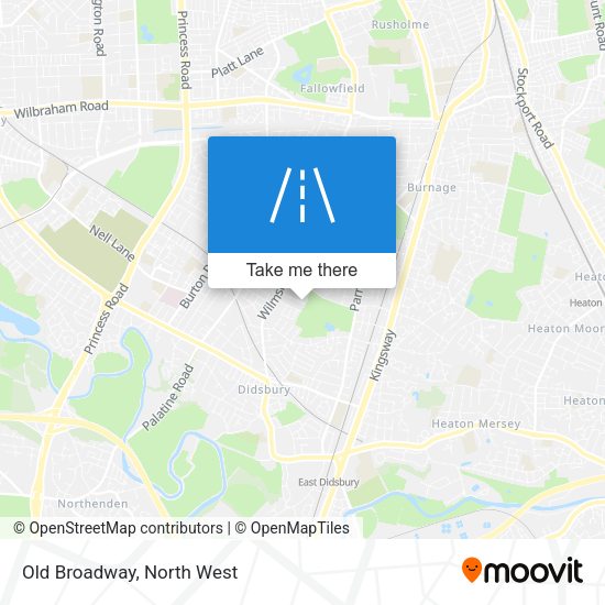Old Broadway map