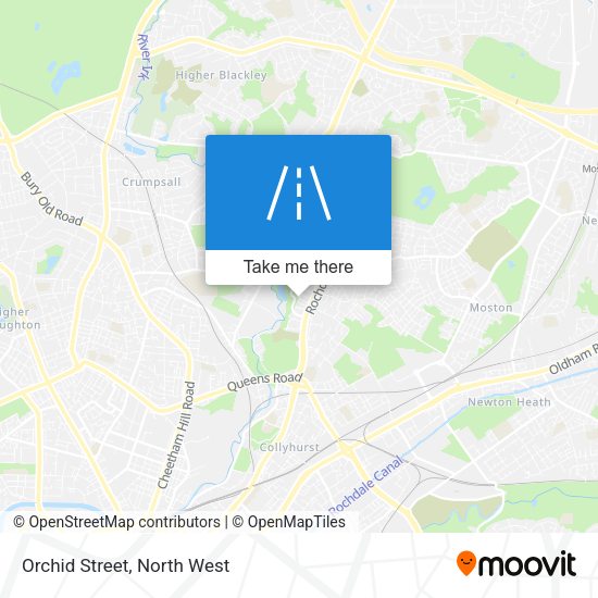 Orchid Street map