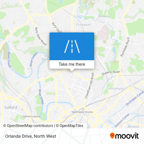 Orlanda Drive map