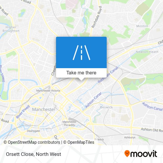 Orsett Close map