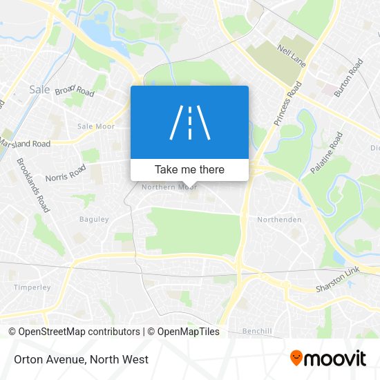 Orton Avenue map