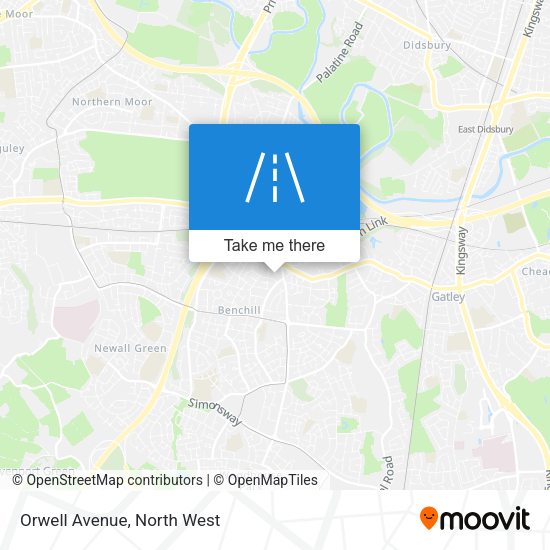 Orwell Avenue map