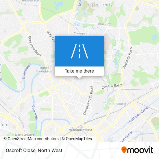 Oscroft Close map
