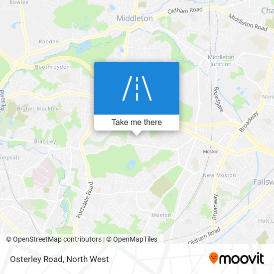 Osterley Road map
