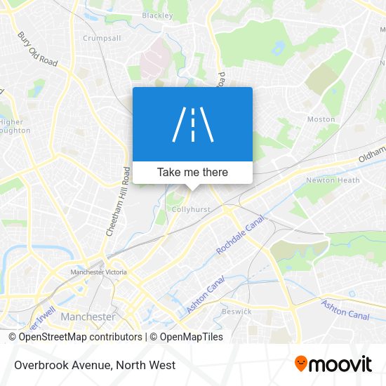 Overbrook Avenue map