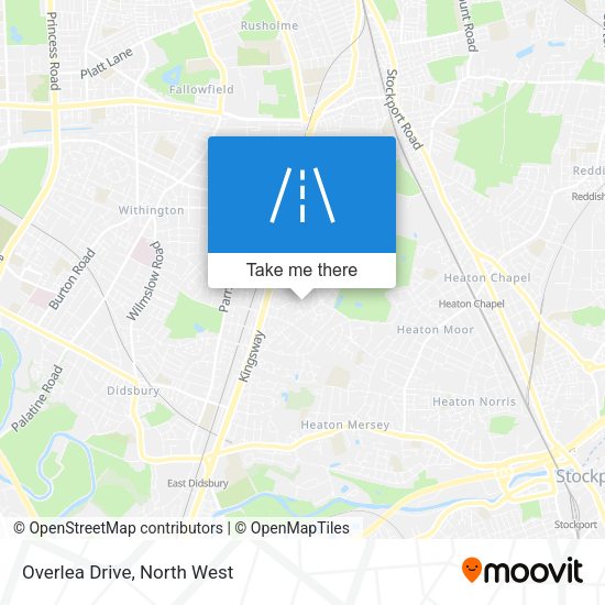 Overlea Drive map