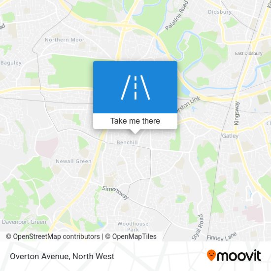 Overton Avenue map