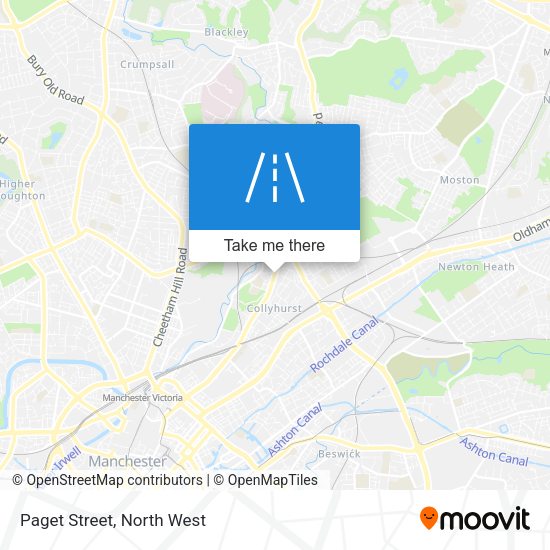 Paget Street map